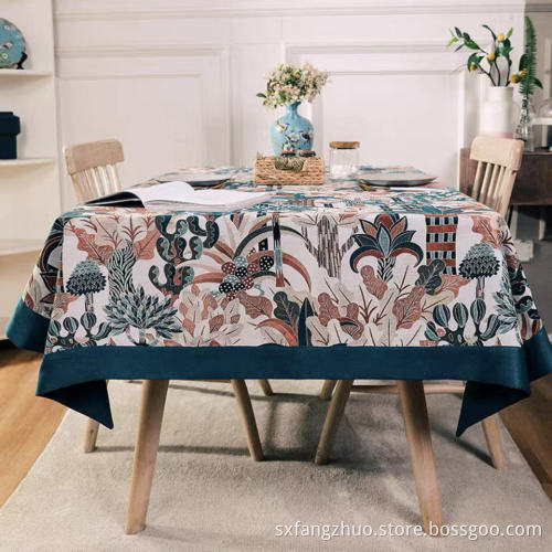 best selling wholesale vintage popular custom round luxury table cloth
